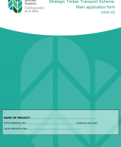 Strategic Timber Transport Scheme - Application Form 2024-25
